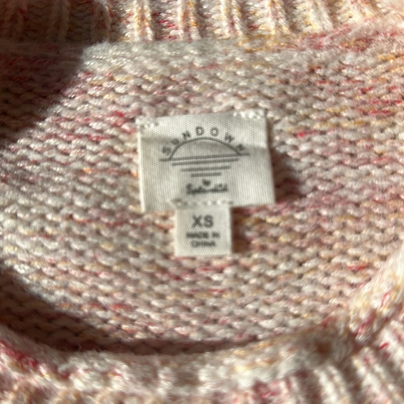 Sundown by Splendid 🔥 Crew Neck Oversized Cropped Sweater Sz XS - Picture 4 of 8